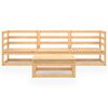 vidaXL 4-tlg. Garten-Lounge-Set Massivholz Kiefer
