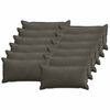 vidaXL Kissenbezug 12 stk. HOUTEN Anthrazit 40 x 80 cm Cord