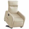 vidaXL Relaxsessel mit Aufstehhilfe Elektrisch Creme Stoff