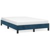 vidaXL Bettgestell ohne Matratze Dunkelblau 120x190 cm Samt
