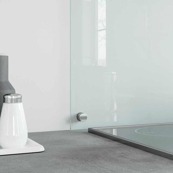 vidaXL Küchenrückwände 2 Stk. Transparent 80x50 cm Hartglas