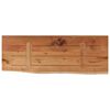 vidaXL Wandregal 70x30x3,8 cm Rechteckig Massivholz Akazie Baumkante