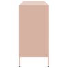 vidaXL Sideboard Rosa 100,5x39x79 cm Stahl
