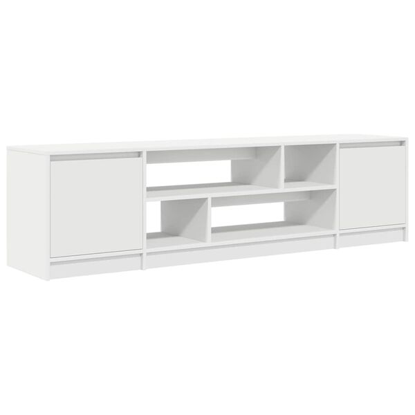 vidaXL TV-Schrank Wei&szlig; 188,5x41x50 cm Holzwerkstoff