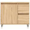 vidaXL Badschrank Sonoma-Eiche 65x33x60 cm Holzwerkstoff