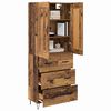 vidaXL Highboard Altholz 69,5 x 34 x 180 cm Holzwerkstoff