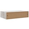 vidaXL Wandregal mit Schublade Betongrau 40x23,5x10 cm MDF