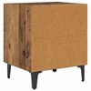 vidaXL Bettschrank Altholz 40 x 35 x 47,5 cm Holzwerkstoff