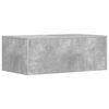 vidaXL Wandtisch Wandmontiert Beton Grau 80 x 45 x 30 cm Holzwerkstoff