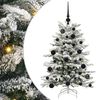 vidaXL K&uuml;nstlicher klappbarer Weihnachtsbaum Wei&szlig; 120 cm PE und PVC