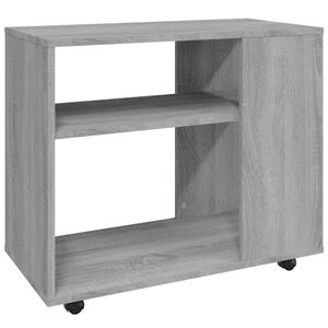 vidaXL Beistelltisch Grau Sonoma 70x35x60,5 cm Holzwerkstoff