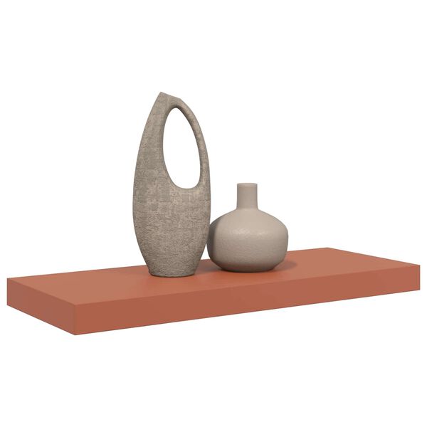 vidaXL Wandregal Wandmontiert Rot 60 x 23 x 4 cm Holzwerkstoff