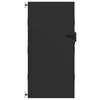 vidaXL Gartentor Schwarz 85 x 200 cm Pulverbeschichteter Stahl