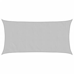 vidaXL Sonnensegel Hellgrau 2x3,5 m 100% Polyester Oxford