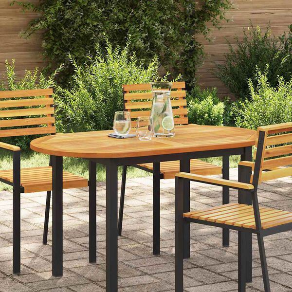 vidaXL Tischplatte &Ouml;l-Natur 120 x 70 x 2 cm Massivholz Akazie