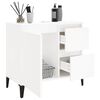 vidaXL Badschrank Wei&szlig; 65x33x60 cm Holzwerkstoff