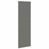 vidaXL Verdunkelungsrollo Grau 65x230 cm Stoffbreite 60,7 cm Polyester