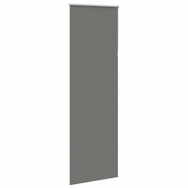 vidaXL Verdunkelungsrollo Grau 65x230 cm Stoffbreite 60,7 cm Polyester