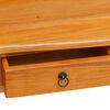 vidaXL Konsolentisch Natur 115 x 32 x 76 cm Massives Mahagoni Holz