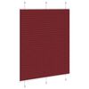 vidaXL Plissee Bordeauxrot 105x150 cm Stoffbreite 104,4 cm Polyester