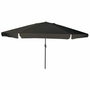 vidaXL Garten-Sonnenschirm Schwarz 394 x 394 x 248 cm