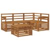 vidaXL Outdoor-Sofagarnitur 5 Stk. Natur Polyester