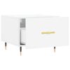 vidaXL Couchtisch Hochglanz-Weiß 50x50x40 cm Holzwerkstoff