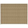 vidaXL Gartentruhe Beige 984L Poly Rattan