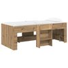 vidaXL Hochbett f&uuml;r Kinder 2 pcs Artisan-Eiche 90 x 200 cm