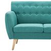 vidaXL 3-Sitzer-Sofa Stoff 172x70x82 cm Grün