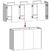 vidaXL Pflanzgef&auml;&szlig; 120x40x80 cm Stahl verzinkt