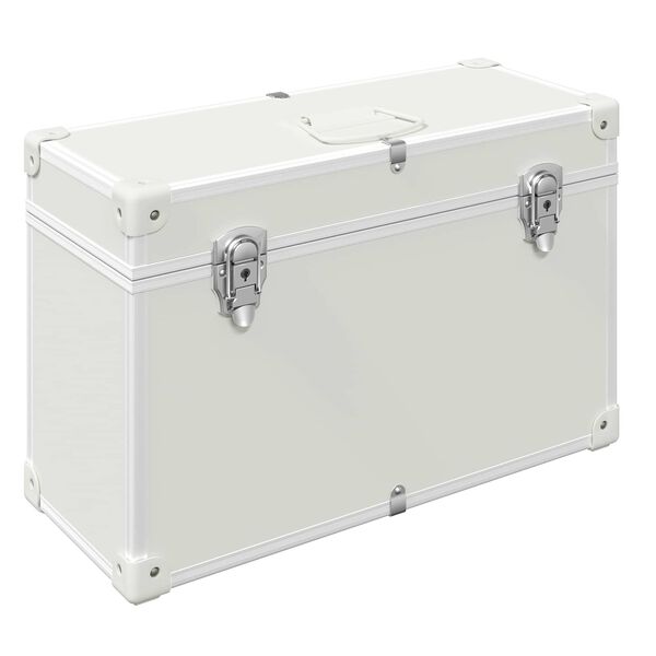 vidaXL Schrankgriffe Wei&szlig; 85 x 45 mm Metall