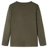 Kinder-Langarmshirt Khaki 116
