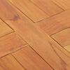 vidaXL Tischplatte Massivholz Teak Rund 2,5 cm 40 cm
