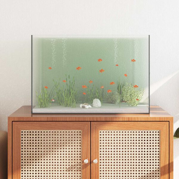 vidaXL Aquarium mit Speicher Transparent 60 x 35 x 40 cm Glas