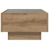 vidaXL Couchtisch Artisan-Eiche 50 x 50 x 30 cm Holzwerkstoff