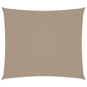 vidaXL Sonnensegel Oxford-Gewebe Rechteckig 2x2,5 m Taupe