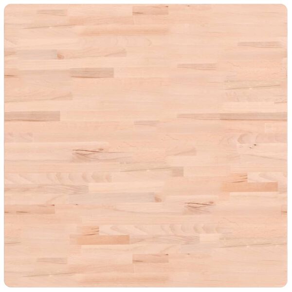 vidaXL Tischplatte 80x80x1,5 cm Quadratisch Massivholz Buche