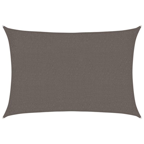 vidaXL Sonnensegel 160 g/m² Anthrazit 2x3 m HDPE