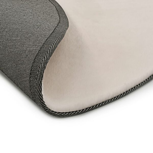 vidaXL Teppich 80 cm Kunstkaninchenfell Creme