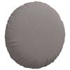 vidaXL Sitzkissen 2 pcs Taupe &Oslash;80 x 29 cm Stoff