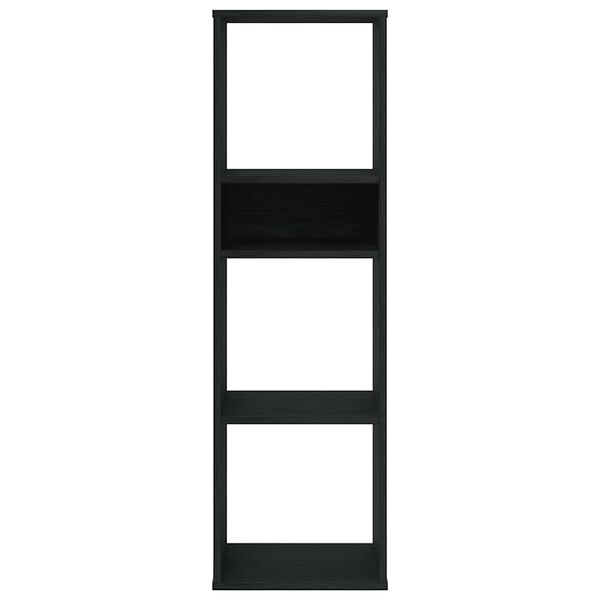 vidaXL B&uuml;cherregal Schwarz 34x31x112 cm Holzwerkstoff