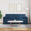 vidaXL Sofa Blau Gesamtabmessungen: 198 x 78 x 80 cm (B x T x H) Samt