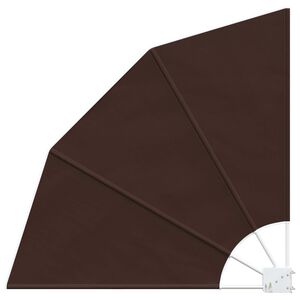 vidaXL Balkon Sichtschutz 140 x 140 cm Polyester Braun