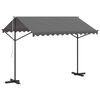 vidaXL Free Standing Awning Grau 3 x 3 m Polyester