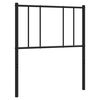 vidaXL Ersatz-Kopfteil Metall Schwarz 80 cm