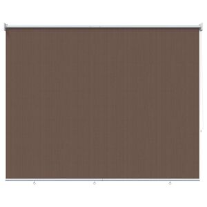 vidaXL Au&szlig;enrollo 90% UV-Block Taupe 180 x 230 cm HDPE