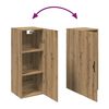 vidaXL Wandschrank Artisan-Eiche 34,5 x 34 x 90 cm Holzwerkstoff
