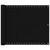 vidaXL Balkon-Sichtschutz Schwarz 75x300 cm HDPE