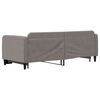 vidaXL Tagesbett Ausziehbar Taupe 80x200 cm Stoff